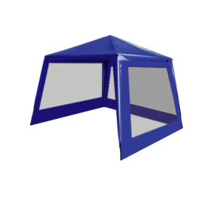 CARPA LONA PVC 3X3m. AZUL + 3PAREDES