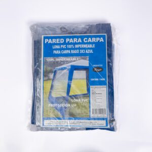 PARED DE CARPA RAGÓ 3x3m. AZUL PVC